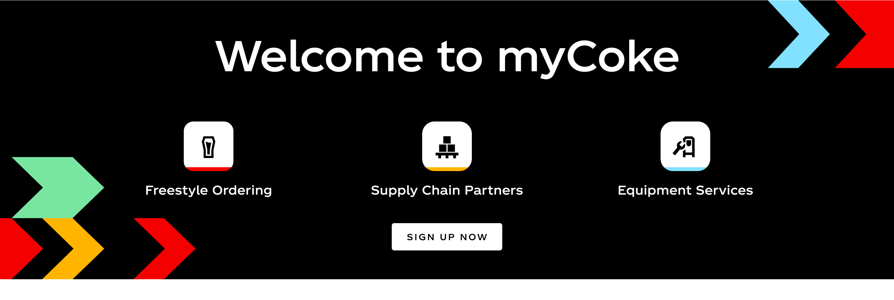 Sign up for myCoke Click here!